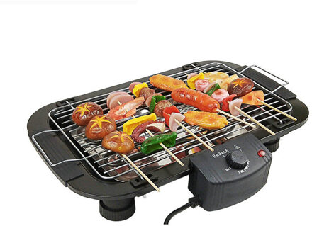 Draagbare Rookvrije Elektrische Grill Thuis Barbecue Elektrische Grill Outdoor Camping Picknick Brander Houtskool Camping Barbecue Oven