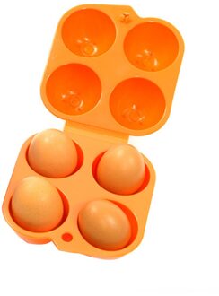 Draagbare Rooster Ei Tray Opbergdoos Carrier Vouwen Kartonnen Houder Voor Outdoor Camping Picknick four rooster