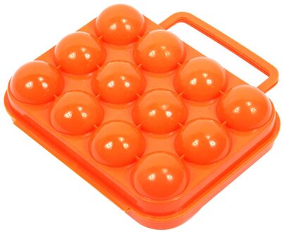 Draagbare Rooster Ei Tray Opbergdoos Carrier Vouwen Kartonnen Houder Voor Outdoor Camping Picknick twelve