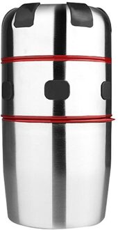 Draagbare Rvs Oranje Juicer Blender Handleiding Deksel Rotatie Citruspers Oranje Fruitpers Blender Fles