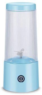 Draagbare Sap Blenders Usb Mixer Elektrische Juicer Machine Smoothie Blender Mini Keukenmachine Persoonlijke Blender Cup Blauw