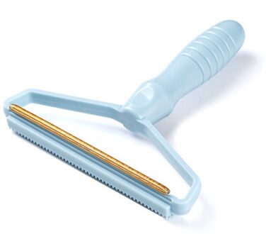 Draagbare Scheerapparaat Trimmer Lint Remover Kleding Zorg Anti-Pilling Handleiding Trui Borstel Stof Kam Te Reinigen Blauw