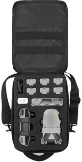 Draagbare Schoudertas Opslag Handtas Rugzak Shockproof Carry Case Voor-Dji Mini 2 Drone Accessoires zwart