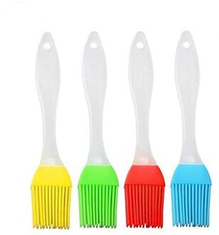 Draagbare Siliconen Gebak Borstel Food Grade Borstels Milieubescherming Insmeerborstel Voor Bbq Bakken Grillen