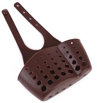 Draagbare Sink Plank Zeep Spons Afvoer Rack Opslag Mand Tas Kraan Holder Sink Keuken Accessoires licht grijs