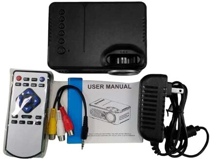 Draagbare Size Thuisgebruik Hd 1080P Led Draagbare Mini Projector Multimedia Home Films Playing Game Theater Cinema Video Apparaat