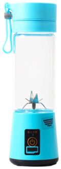 Draagbare Size Usb Elektrische Fruit Juicer Handheld Smoothie Maker Blender Oplaadbare Mini Draagbare Sap Cup Water Blauw