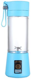 Draagbare Size Usb Elektrische Fruit Juicer Handheld Smoothie Maker Blender Oplaadbare Mini Draagbare Sap Cup Water Blauw