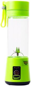 Draagbare Size Usb Elektrische Fruit Juicer Handheld Smoothie Maker Blender Oplaadbare Mini Draagbare Sap Cup Water Outdoor Gereedschap Licht Groen