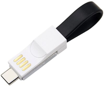 Draagbare Sleutel Mini Usb-kabel Oplader Kabels Micro-Usb Data Kabel