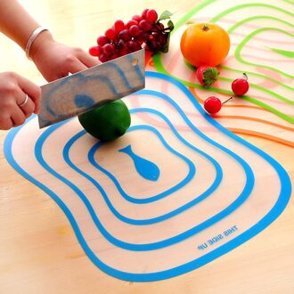 Draagbare Snijden Borad Plastic Antislip Hakken Borad Frosted Vlees Groente Snijplank Pad Keuken Gadgets 30 X 23cm