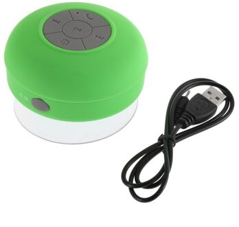 Draagbare Speaker Car Handsfree Ontvang Call Mini Luidspreker Box groen