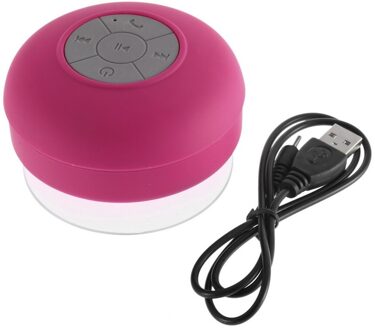 Draagbare Speaker Car Handsfree Ontvang Call Mini Luidspreker Box roze