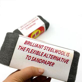 Draagbare Staaldraad Wol Grade 0000 3.3M Voor Polijsten Cleaning Remover Veeg Microfiber Soft Polish Doeken Auto Handdoek