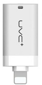 Draagbare Sterilizzatore Uvc Voor Iphone Huwei Masque Xiaomi Esterilizadora Uv Led Licht Mobiele Telefoon Usb Plug Telefoon Desinfectie ios wit