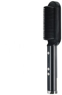 Draagbare Stijltang Borstel Ijzers Snel Warm-Up Thermische Prestaties Met Toermalijn Keramische Verwarming Plaat Stijltang ons aansluiten / Rood