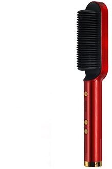 Draagbare Stijltang Borstel Ijzers Snel Warm-Up Thermische Prestaties Met Toermalijn Keramische Verwarming Plaat Stijltang ons aansluiten / wit