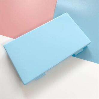 Draagbare Stofdicht Vochtbestendige Masker Case Disposable Masker Opbergdoos Wegwerp Gezichtsmaskers Container Organizer blauw