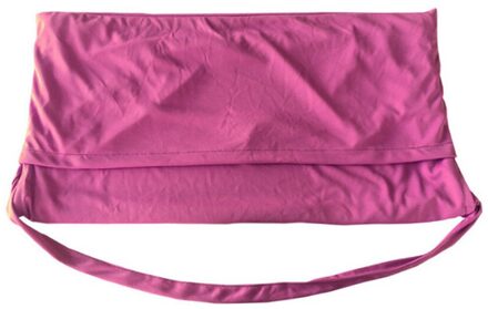 Draagbare Strand Stoel Handdoek Lange Band Strand Bed Handdoek Cover Cool Stof Snel Verdrijft Warmte Voor Strand Of Outdoor Activiteiten rooskleurig rood