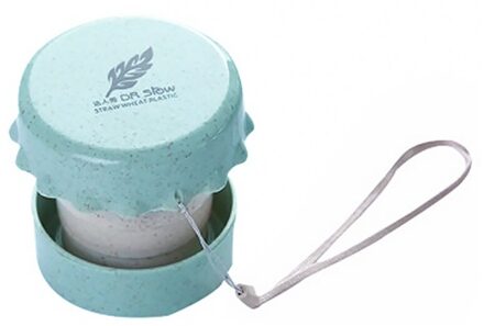 Draagbare Stro Tarwe Plastic Telescopische Drinken Opvouwbare Folding Cup Travel Camping Handig Te Reizen Dragen Fles 02