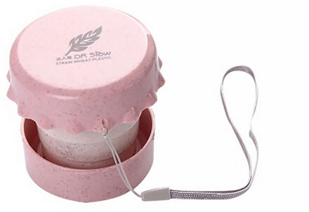 Draagbare Stro Tarwe Plastic Telescopische Drinken Opvouwbare Folding Cup Travel Camping Handig Te Reizen Dragen Fles 03