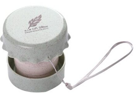 Draagbare Stro Tarwe Plastic Telescopische Drinken Opvouwbare Folding Cup Travel Camping Handig Te Reizen Dragen Fles