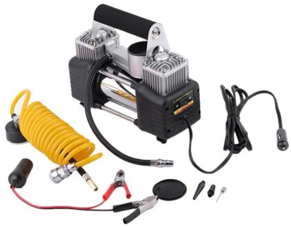 Draagbare Styling Super Flow Auto Band Band Inflator Dc 12V Metalen Voertuig Auto Electric Pump Air Compressor