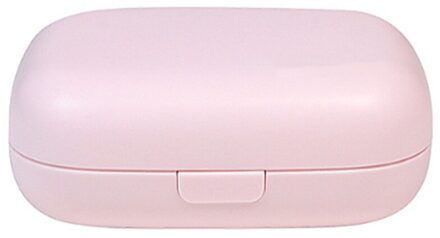 Draagbare Tandenborstel Sanitizer Cleaner Borstel Organizer Travel Opslag Tandenborstel Hoofd Desinfectie Doos Voor Familie roze