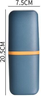 Draagbare Tandenborstelhouder Doos Outdoor Reizen Camping Tandenborstel Organizer Case Badkamer Accessoires Tandpasta Doos donker groen