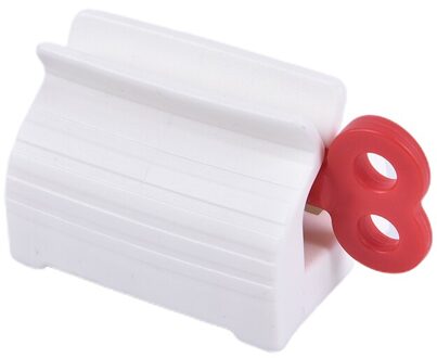 Draagbare Tandpasta Squeeze Gezichtsreiniger Squeeze Handleiding Tandpasta Clip Schoonmaakproducten Tandpasta Metgezel Knijper rood