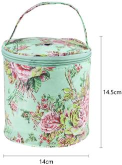 Draagbare Tas Breien Wol Garen Haak Haken Opbergzakken Naalden Organizer Naaien Breien Opbergtas Pouch klein barrel