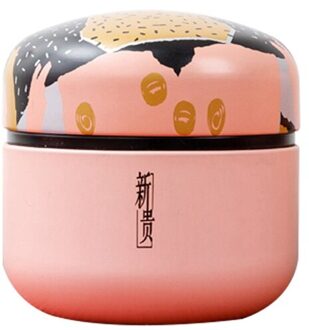 Draagbare Thee Blikjes Thee Opbergdozen Thee Geschenkdozen Lege Dozen Algemene Doeleinden Thee Blikjes Bloem Thee Caddies Roze