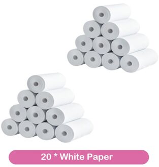 Draagbare Thermische Printer Bt 203Dpi Foto Label Memo Verkeerde Vraag Printing Mini Bluetooth Thermische Afdrukken Voor Iphone Android 20 Rolls papier