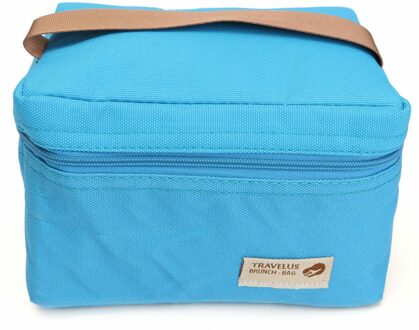 Draagbare Thermische Reizen Picknick Lunchbox Opbergtas Waterdichte Picknick Carry Tote Lunchbags Groen Blauw Grijs Rose Rood