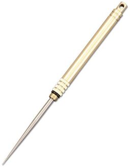 Draagbare Titanium Legering Tandenstoker Messing Tandenstoker Metalen Tandenstoker Eenvoudige Fruit Pick Voor Outdoor Picknick En Kamperen Supply