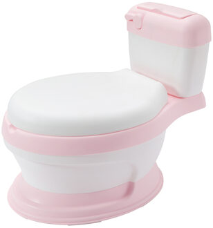 draagbare toilet voor baby wc potje voor gratis potje brush + cleaning bag roze