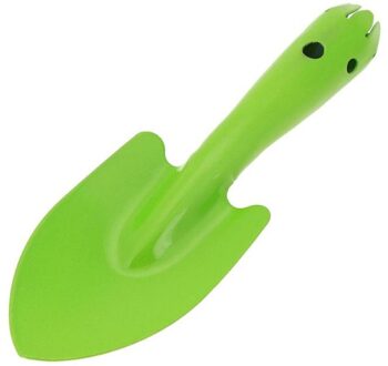 Draagbare Tuin Hand Schop Mini Metalen Bloem Bodem Planten Spade Tool Spading Schop Kinderen Speelgoed Home Hardware Accessoires Gereedschap groen