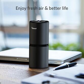 Draagbare Usb Auto Luchtreiniger Cleaner Oplaadbare Ionisator Luchtverfrisser PM2.5 Eliminator Ozon Generator Auto Luchtreiniger