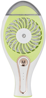 Draagbare USB Fan Koeler Mini Handy Cooling Schoonheid Spuiten Fan Bureau Pocket Water Mist Fan Koeling Airconditioning Luchtbevochtiger Fan groen