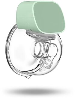 Draagbare Usb Oplaadbare Handsfree Elektrische Borstkolf Wearable Automatische Melker Baby Baby Borstvoeding Melk Extractor groen