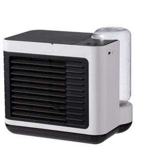 Draagbare Usb Oplaadbare Home Office Stille Anion Koelventilator Airconditioner Ventilator Airconditioner Ventilator Lucht Condi wit