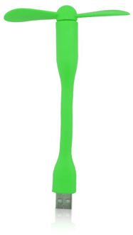 Draagbare USB Ventilator Flexibele Mini verwijderbare USB Gadget Fan Voor Power Bank Notebook Computer Zomer USB Gadgets USB Uitgang Groen