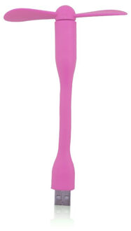 Draagbare USB Ventilator Flexibele Mini verwijderbare USB Gadget Fan Voor Power Bank Notebook Computer Zomer USB Gadgets USB Uitgang Roze