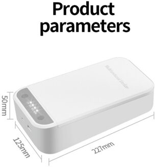 Draagbare Uv Desinfectie Doos Multifunctionele Mini Smart Sterilisator Voor Telefoon Gezichtsmasker Usb Opladen Huishoudelijke Sterilisatie Case