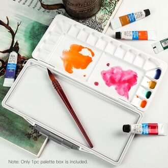 Draagbare Verf Palet Doos Vouwen Verf Lade Voor Student Beginner Kunstenaar Acryl Olie Kunst Schilderij