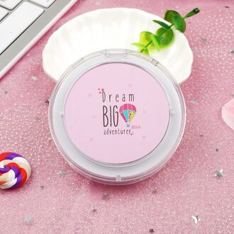 Draagbare Verlichting Spiegel Compact Make-Up Spiegel Voor Handtas Portemonnee Reizen Ultradunne Real View Stijlvolle Elegante Licht Geel