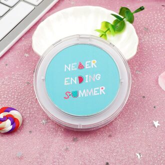 Draagbare Verlichting Spiegel Compact Make-Up Spiegel Voor Handtas Portemonnee Reizen Ultradunne Real View Stijlvolle Elegante Licht Groen