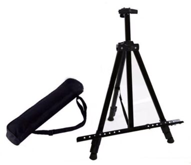 Draagbare Verstelbare Metalen Schets Schildersezel Stand Opvouwbare Reizen Schildersezel Aluminium Schildersezel Schets Tekening Art Supplies