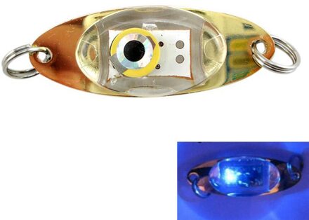 Draagbare Vissen Licht Led Onderwater Vis Mini Lokken Lamp Visaas Licht Outdoor Benodigdheden blauw licht