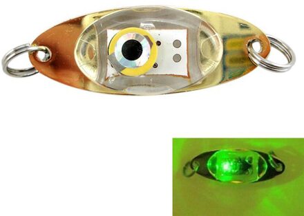 Draagbare Vissen Licht Led Onderwater Vis Mini Lokken Lamp Visaas Licht Outdoor Benodigdheden groen licht